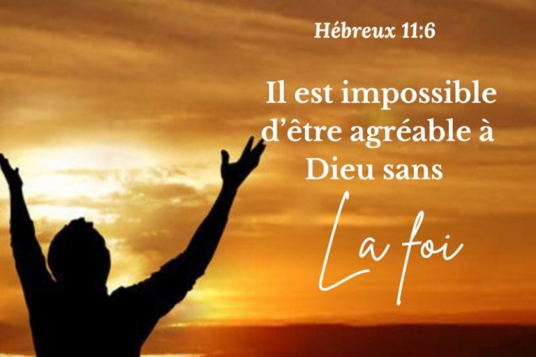 07 versets Bibliques sur la foi